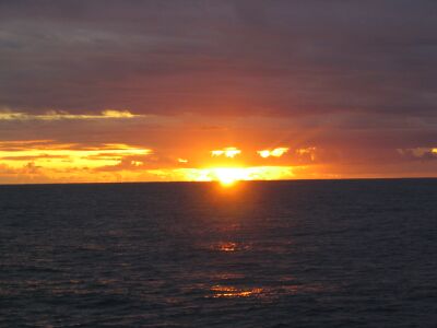 Soncni zahod na Atlantiku